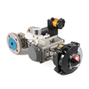 Pneumaticus Diver De-off Ball Valvae cum Flange Connection