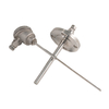  Sensor de temperatura RTD Pt100 isolado mineral com bainha flangeada com po&ccedil;o termom&eacute;trico c&ocirc;nico