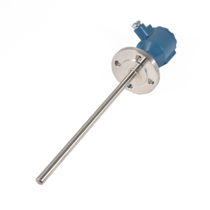 Sensor de temperatura a prueba de explosiones Pt100 RTD con brida y tubo de protecci&oacute;n