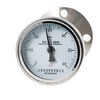 ميزان حرارة صناعي ثنائي المعدن بزاوية قابلة للتعديل مع قرص 316SS Thermowell 100 مم